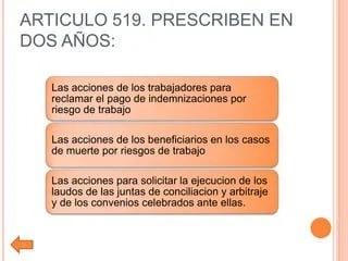Acciones laborales que prescriben en dos años: guía legal