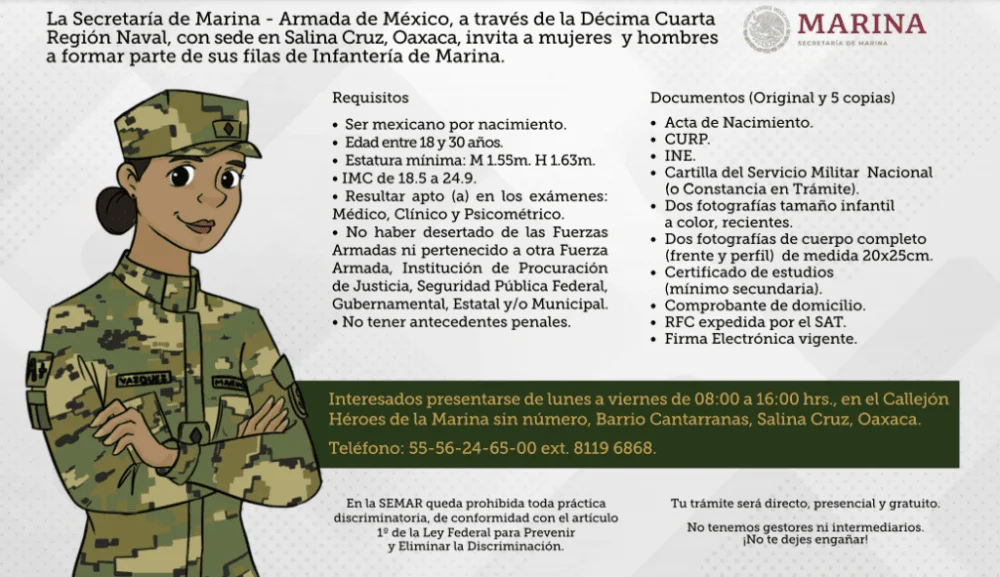 Requisitos y exámenes para ingresar a la marina: guía legal