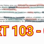 Artículo 103 de la Constitución Española: Guía esencial para abogados