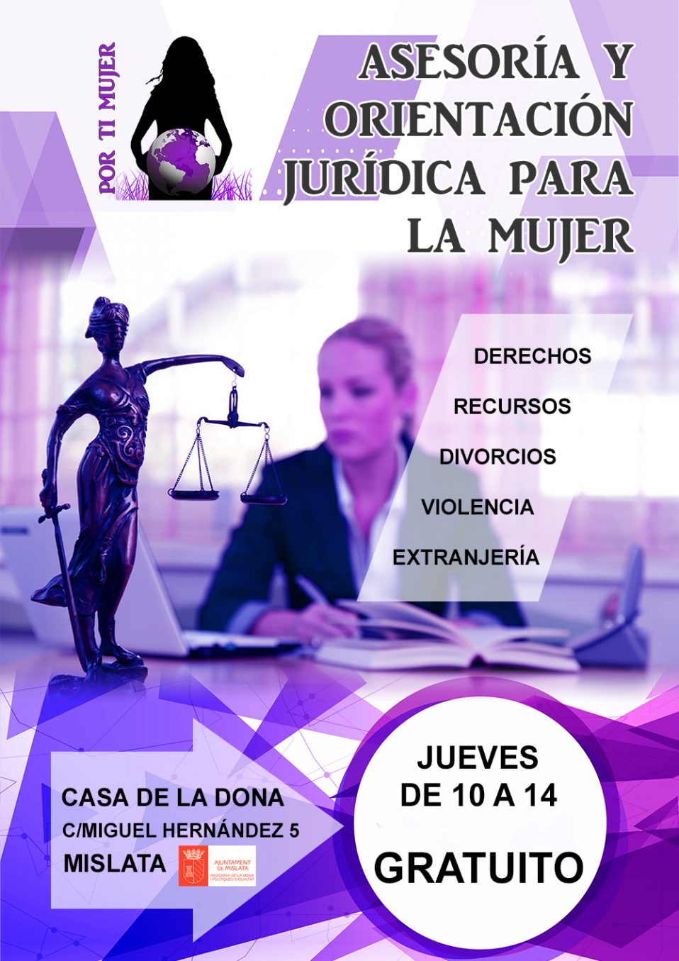 Asesoría legal experta contra la violencia de género