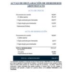 Costo de la declaración de herederos ante notario