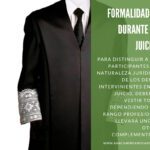 El significado del atuendo negro en jueces y abogados