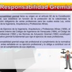 Funciones y responsabilidades legales del ingeniero en su profesión