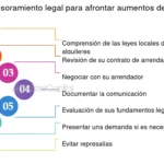 Guía legal para enfrentar un aumento de renta