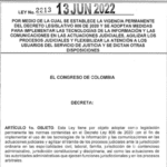 Ley 2213: Asesoría legal experta sobre esta normativa
