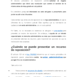 Opciones ante la inacción administrativa en recursos de reposición