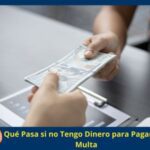 Opciones legales ante multas sin recursos económicos