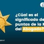 ¿Qué se inscribe en la medalla de los abogados?