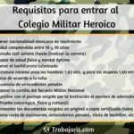 Requisitos para ingresar a un colegio militar y apoyo legal